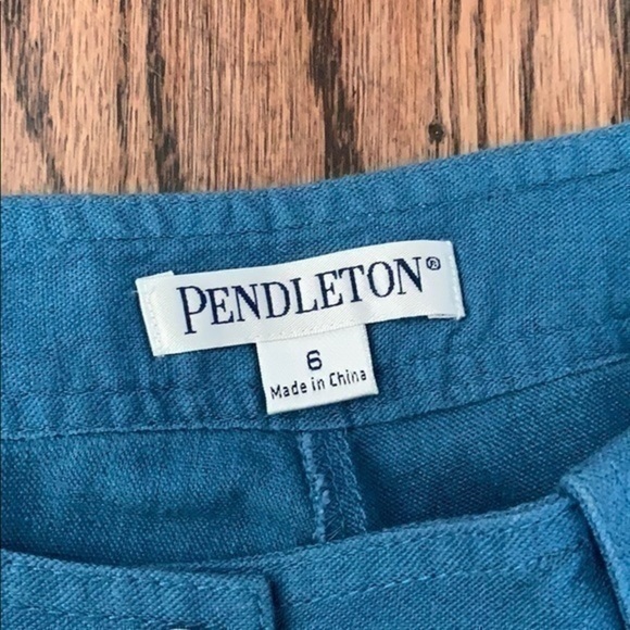 Pendleton Women’s Turquoise Summer Capris‎ - Picture 2 of 5